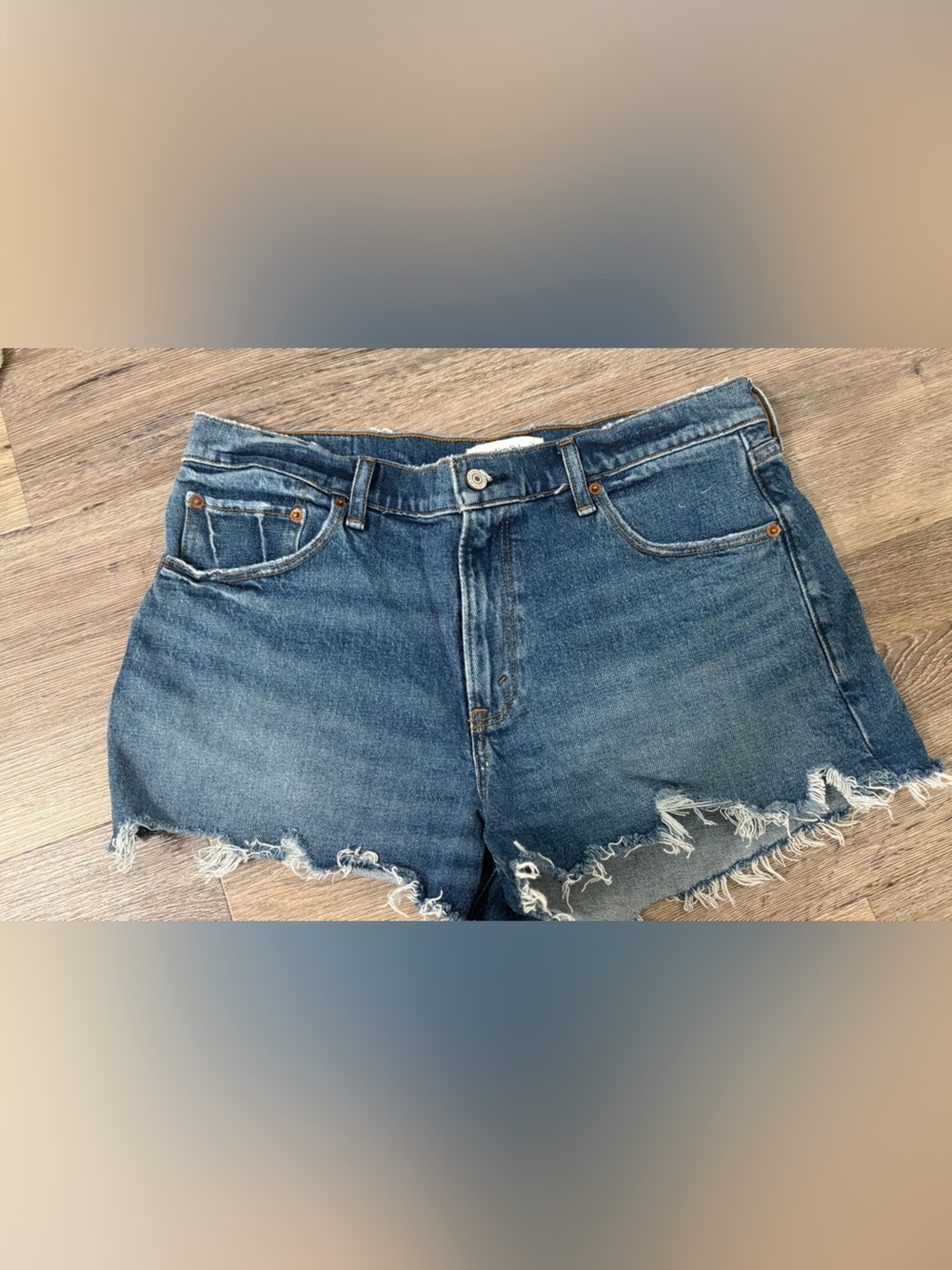 Women’s Distressed Denim Cutoff Shorts - Abercrombie mom short